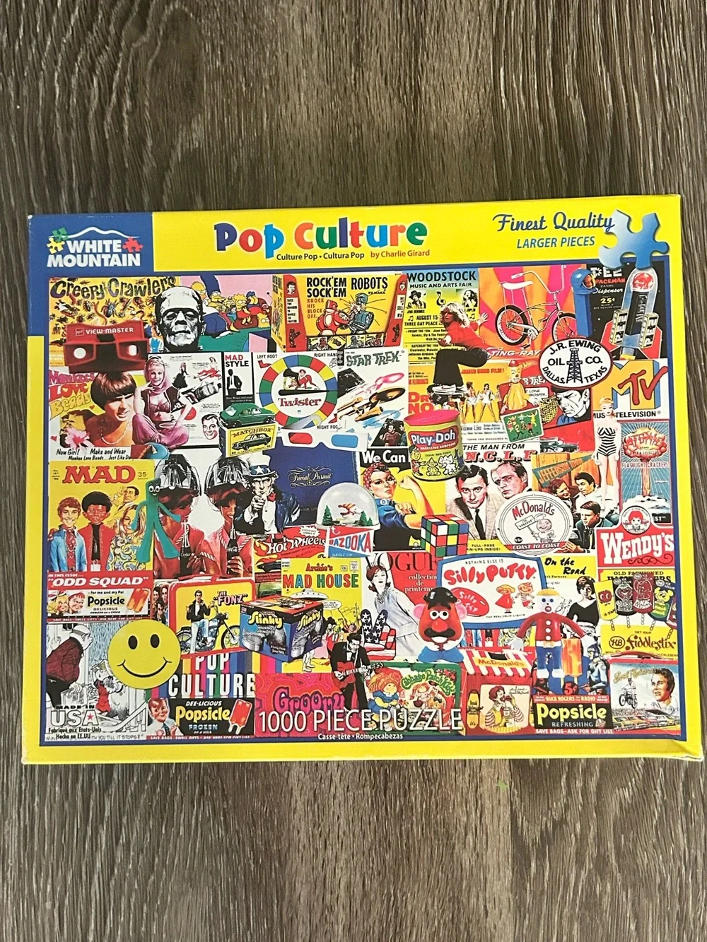 White Mountain Pop Culture 1000-Piece Puzzle - Picture 2 of 7